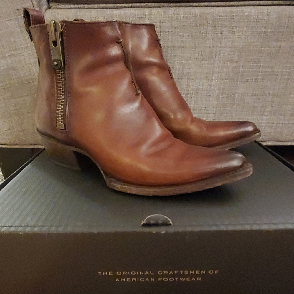 Frye Sacha Moto Ankle Boots